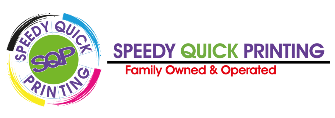 A green background with the words speedy quick car care.